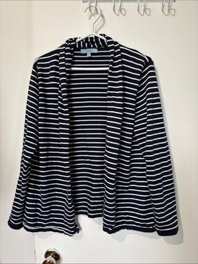 🎉4/30$🎉 Jessica Vintage Navy and White Striped Knit Top